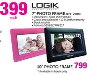 Logik 7" Photo Frame LPF-700B-Each
