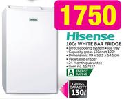 Hisense 100L White Bar Fridge