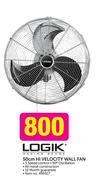 Logik 50cm Hi Velocity Wall Fan