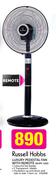 Russell Hobbs Luxury Pedestal Fan with Remote RHPF-100