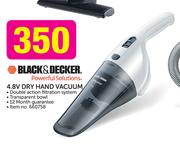 Black&Decker 4.8V Dry Hand Vacuum