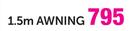 Duolite Awning-1.5m Each