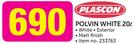 Plascon Polvin 20L White 