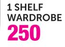 Mainstays 1 Shelf Wardrobe