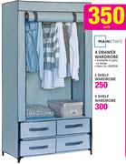 Mainstays 5 Shelf Wardrobe