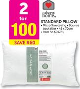 Always Home Standard Pillow-2nos