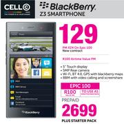 Blackberry Z3 Smartphone-On Epic 100