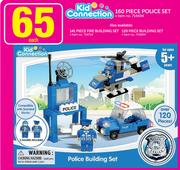 Kid Connection 160 Piece Police Set-Each