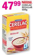 Nestle Cerelac Regular-500g Each