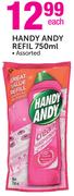 Handy Andy Refil Assorted-750ml