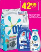 Omo Auto Washing Powder 2Kg,Liquid 1.5L Or Omo Ultra Concentrated 900ml-Each
