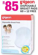 Pigeon Disposable Breast Pads 60+12 Free