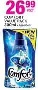 Comfort Value Pack Assorted-800ml