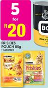 Friskies Pouch Assorted-5x85g