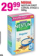 Nestle Nestum First Cereal Stage 1-500g Each