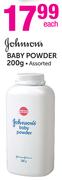 Johnson's Baby Powder Assorted-200g
