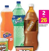 Stoney, Fanta Or Sprite-2x2L
