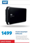 WD 1TB My Passport Wireless