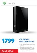Seagate 4TB Backup Plus Desktop 3.5"