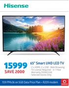 Hisense 65" Smart UHD LED TV