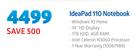 Lenovo Ideapad 110 Notebook