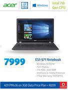 Acer ES1-571 Notebook