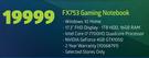 Asus FX753 Gaming Notebook