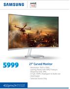 Samsung 27" Curved Monitor