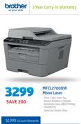 Brother MFCL2700DW Mono Laser
