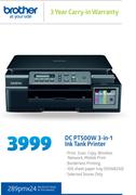 Brother DC PT500W 3 In 1 Ink tank Printer