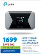 TP-Link M7310 LTE Mobile Router + LTE Advanced Mobile WiFi