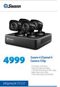 Swann 4 Channel 4 Camera 720p