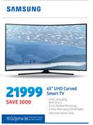 Samsung 65" UHD Curved Smart TV