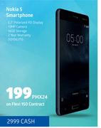 Nokia 5 Smartphone-On Flexi 150 Contract
