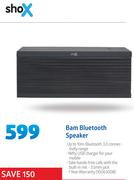 ShoX Bam Bluetooth Speaker