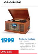 Crosley Troubador Turntable
