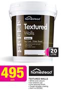 Homestead Textured Walls-20Ltr 
