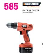 Black&Decker 12V Drill Driver