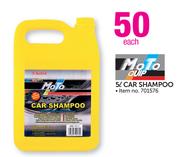 Moto Quip 5Ltr Car Shampoo-Each
