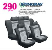 Stingray Tartan Car Seat Cover-Per Set