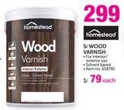 Homestead 1Ltr Wood Varnish