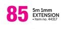 Simple Choice 5m 1mm Extension