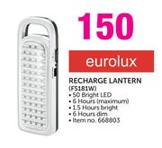 Eurolux Recharge Lantern FS181W