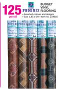 Phoenix Budget Vinyl Flooring-Per Roll