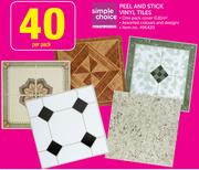Simple Choice Peel And Stick Vinyl Tiles-Per Pack