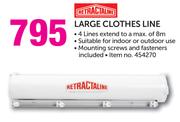 Retractaline Large Clothes Line