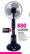 Logik Pedestal Mist Fan
