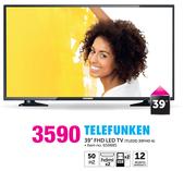 Telefunken 39" FHD LED TV TLEDD 39FHD A