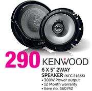 Kenwood 6x15" 2 Way Speaker KFCE1665