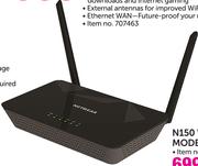 Netgear N150 Wireless Modem/Router